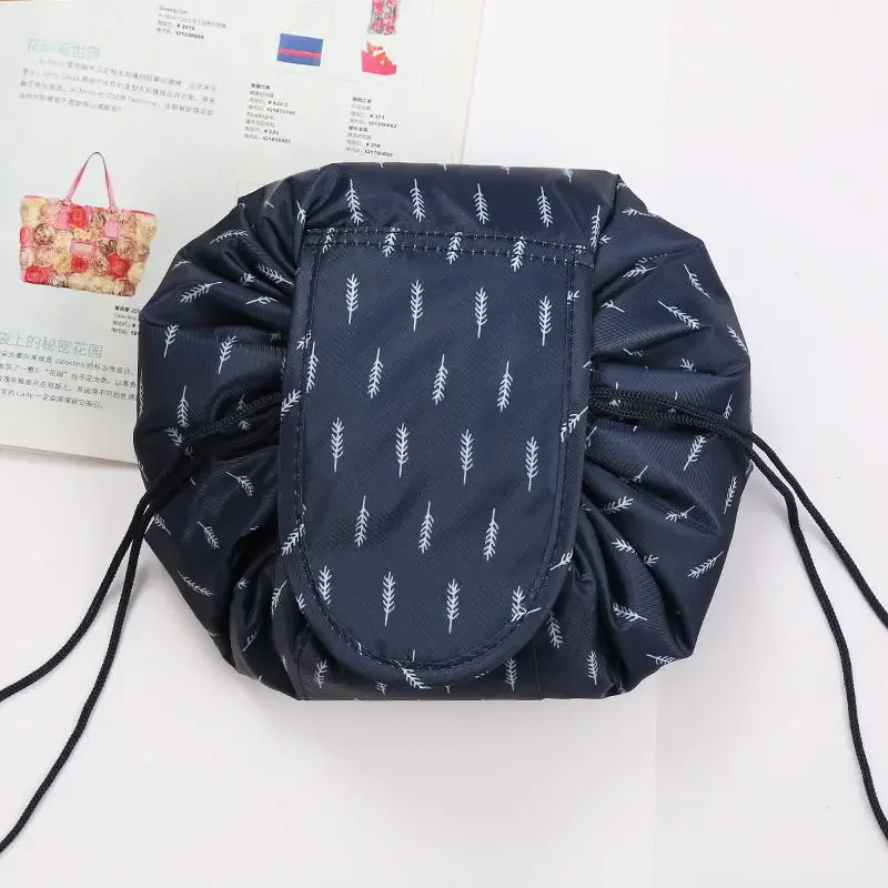 Mulheres cordão saco de cosméticos armazenamento de viagem saco de maquiagem organizador feminino compõem bolsa portátil à prova dwaterproof água caso de beleza de higiene pessoal