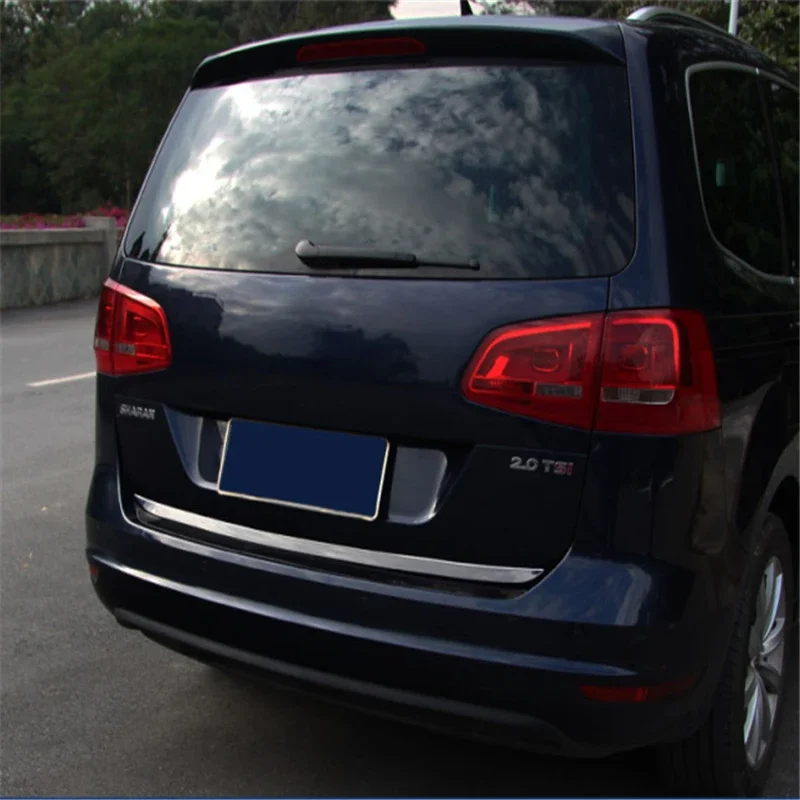 Chromium Styling For VW Sharan Car Trunk Cover Protect Door Exterior Ding Prevention Exterior Parts Chrome Styling Accessories