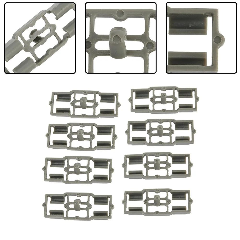 

8PC 6mm Car Interior Door Seal Clip Fastener For BMW E53 Gray Door Seal Clamp Front Rear 51717006757 Car Accessories