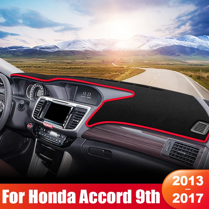 For Honda Accord 9th 2013 2014 2015 2016 2017 Accord 9 Car Dashboard Sun Shade Cover Instrument Panel Non-slip Pad Accessories