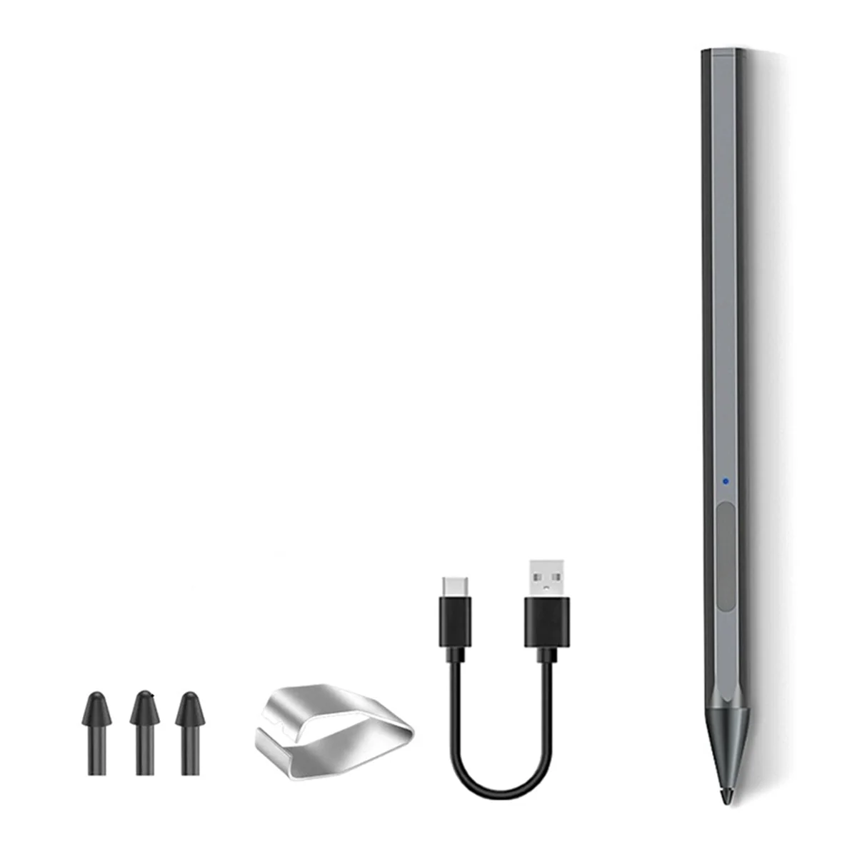 

For Hp Envy Spectre Pavilion X360 Computer Multifunctional Convenient Portable Stylus Pen, Black F