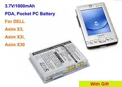 OrangeYu  1000mAh PDA, Pocket PC Battery X1111 for DELL Axim X3, Axim X3i, Axim X30