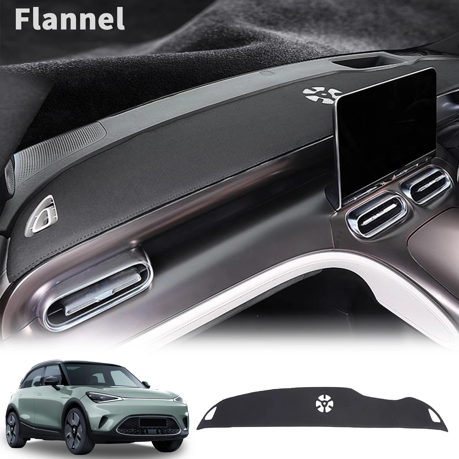

for Benz Smart 1 Smart 3 SMART #1#3 Brabus Accessories DashMat Car Dashmat Dashboard Cover Pad Sunshade Protective Carpet