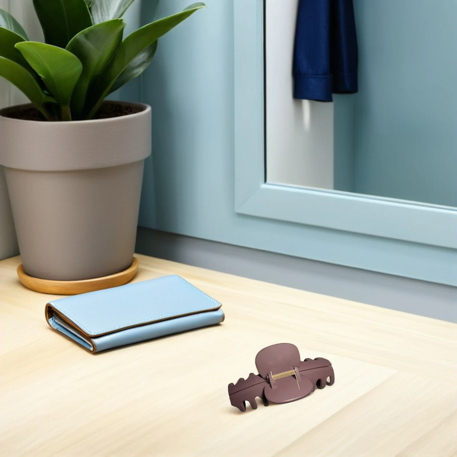 

4Pcs Stainless Steel Hairpin Clip Springs V-Type Repair Parts for Hair Claws Medium Large DIY Hair Claw Clip Spring Replacement