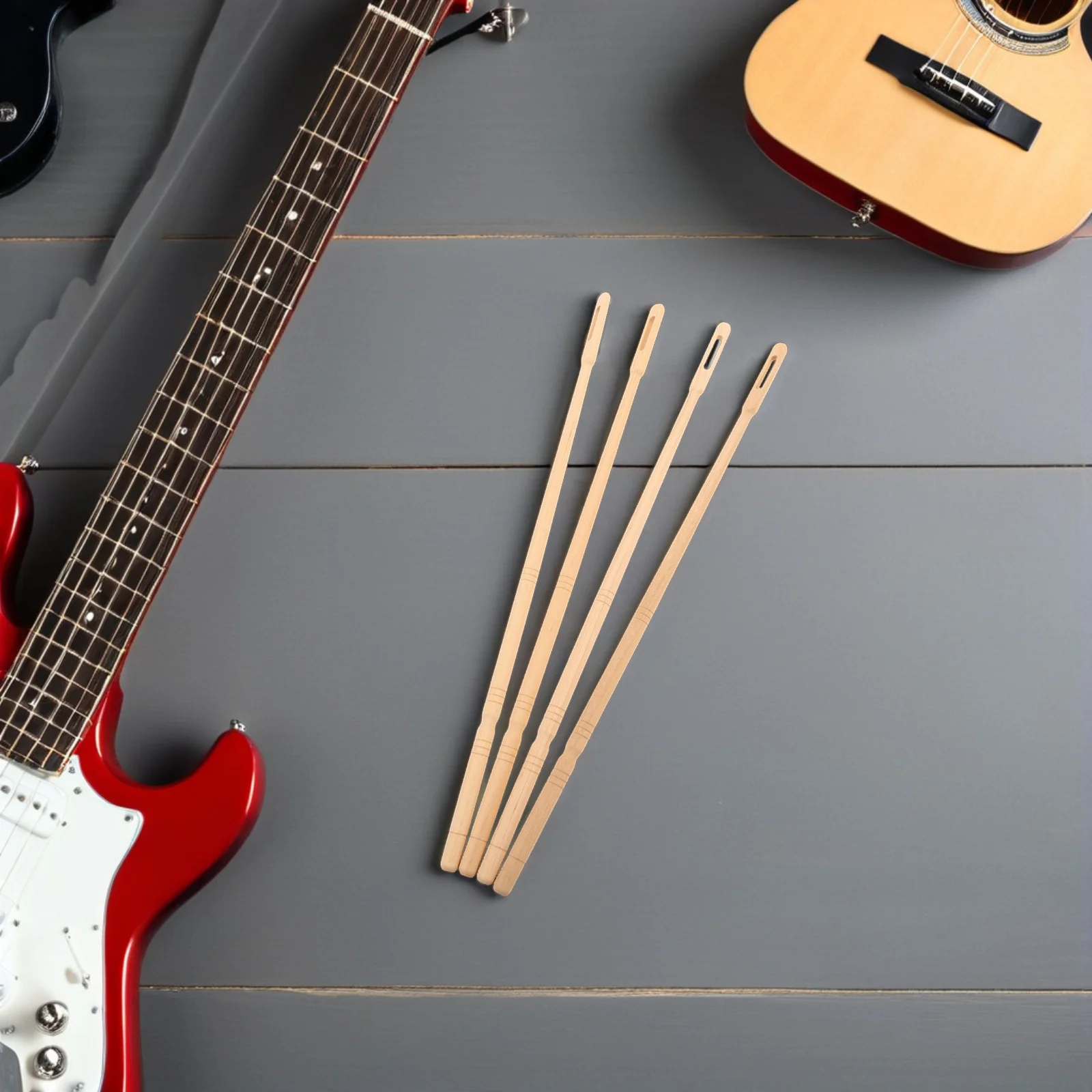 

4Pcs Premium Wooden Flute Cleaning Stick Effective Internal Dirt Removal for Musical Instruments Maintenance Flute Cleaner Rod