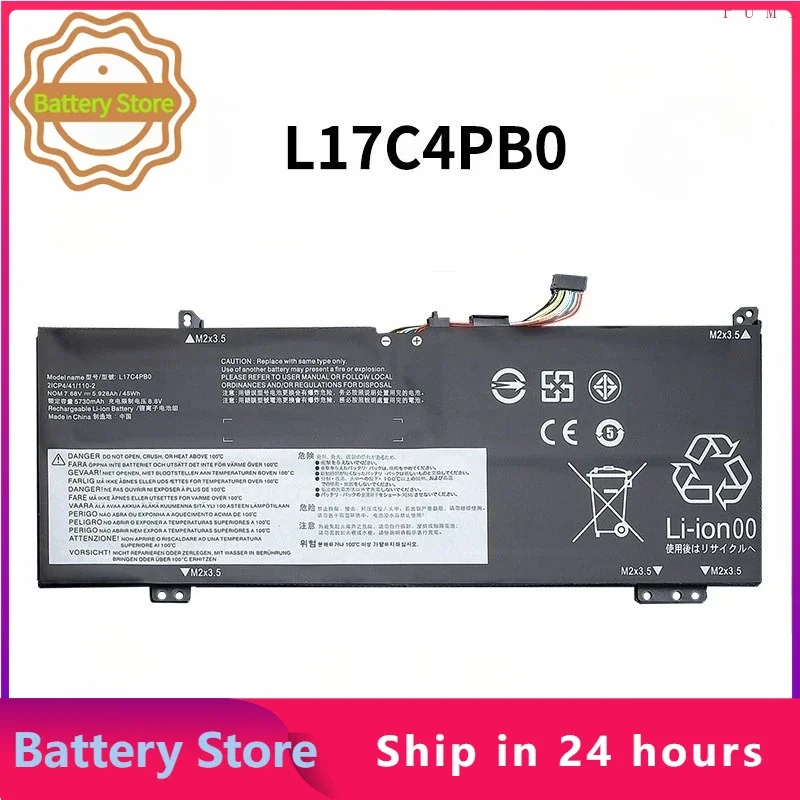 L17C4PB0 Laptop Battery For Lenovo Xiaoxin Air 14ARR 15ARR Ideapad 530S 14IKB 15IKB Yoga 530 Flex 6 L17M4PB0 L17C4PB2