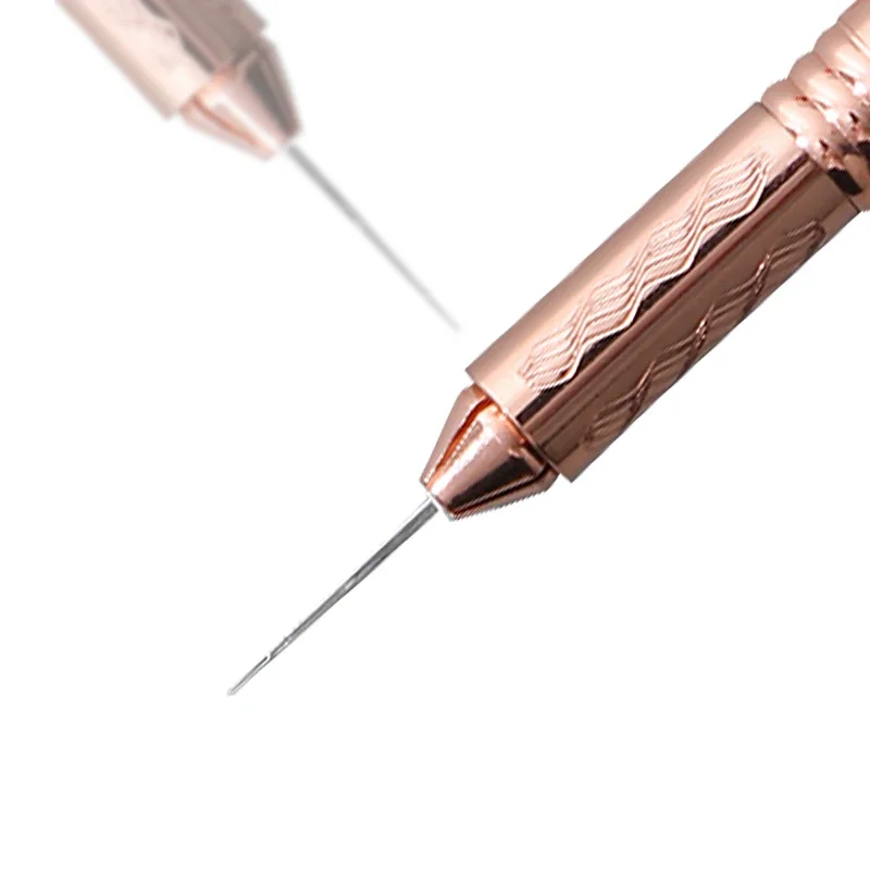 Manual Tattoo Pen Microblading Permanent Makeup Eyebrow Tools Double Usage For Flat or Round Needles