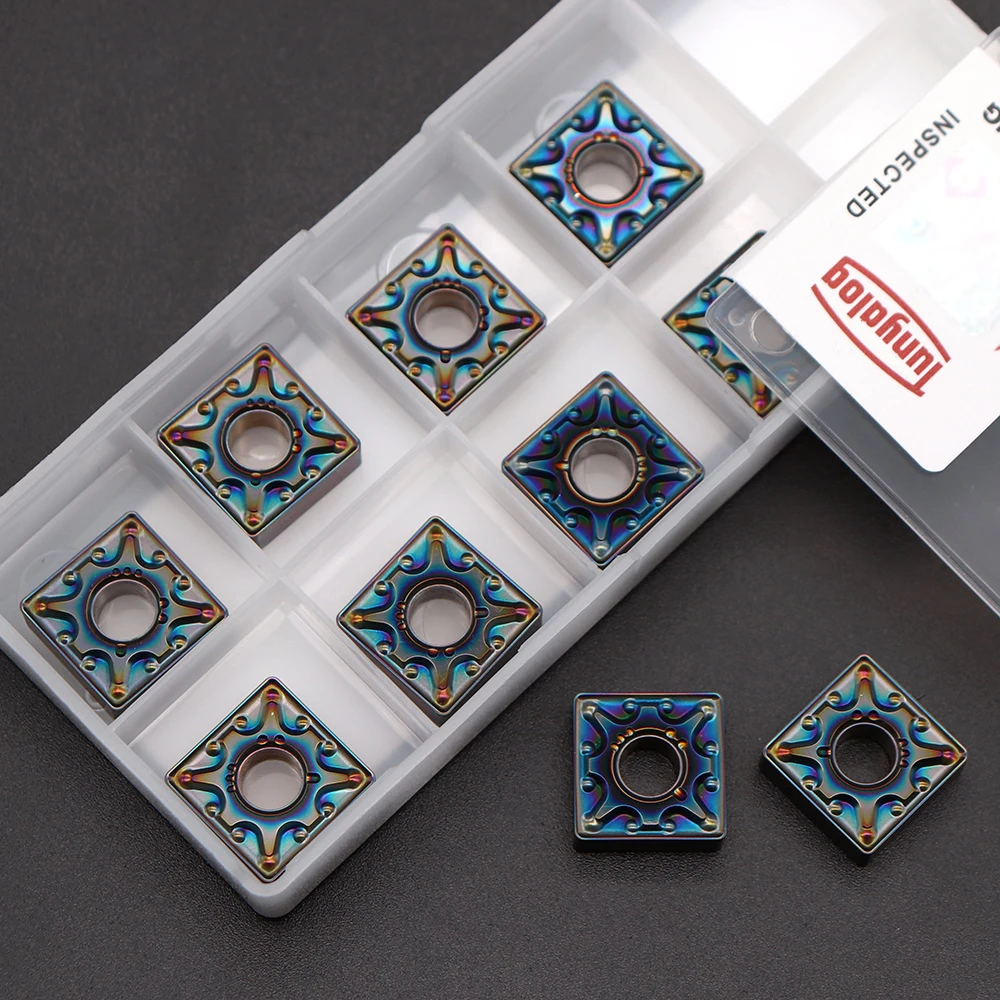 10PCS SNMG120408 MA 7020โลหะภายนอกเครื่องมือกลึงคาร์ไบด์ Mesin Bubut CNC SNMG 120408สีสำหรับเครื่องมือสแตนเลส