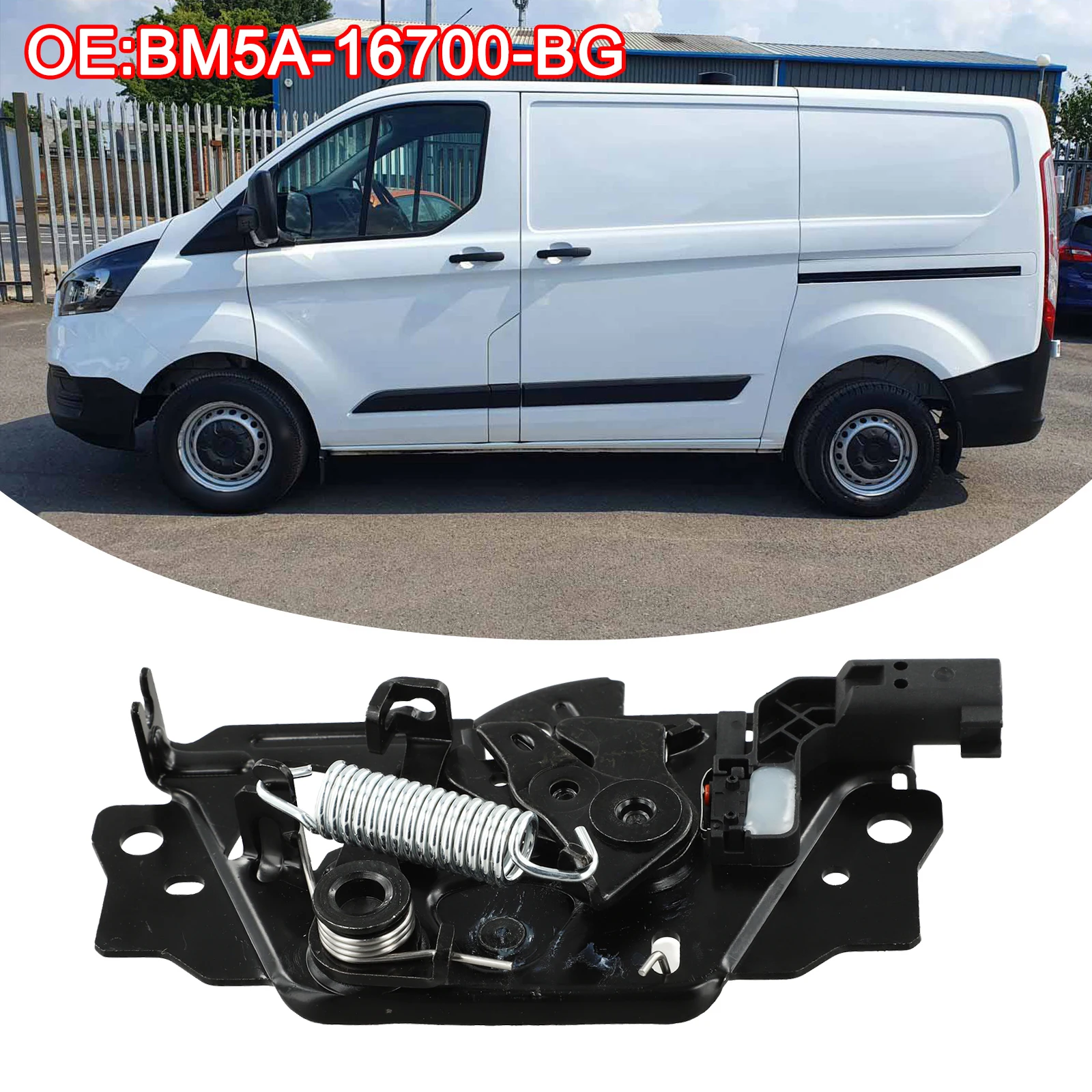 

Engine Cover Latch Bonnet Catch Latch Accidental Opening Prevention Direct Replacement Installation As Shown In The Figure