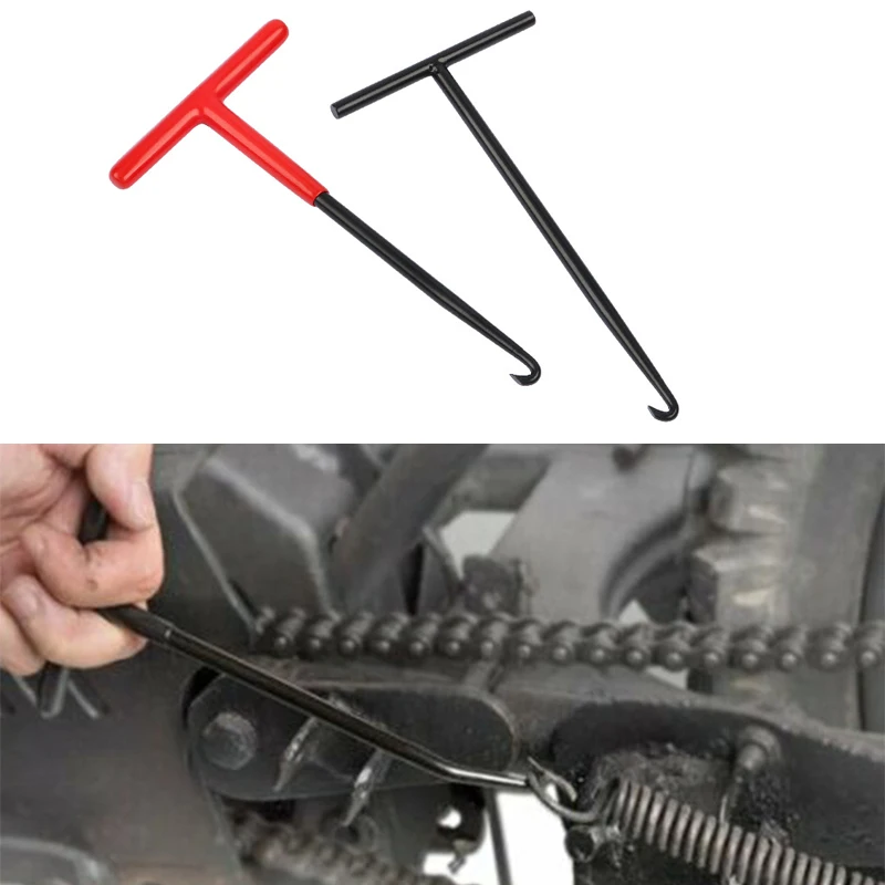 

Repair Tool For Springs Removal Motorcycle Exhaust Spring Hook T Shaped Handle Exhaust Pipe Spring Puller Installer Hooks