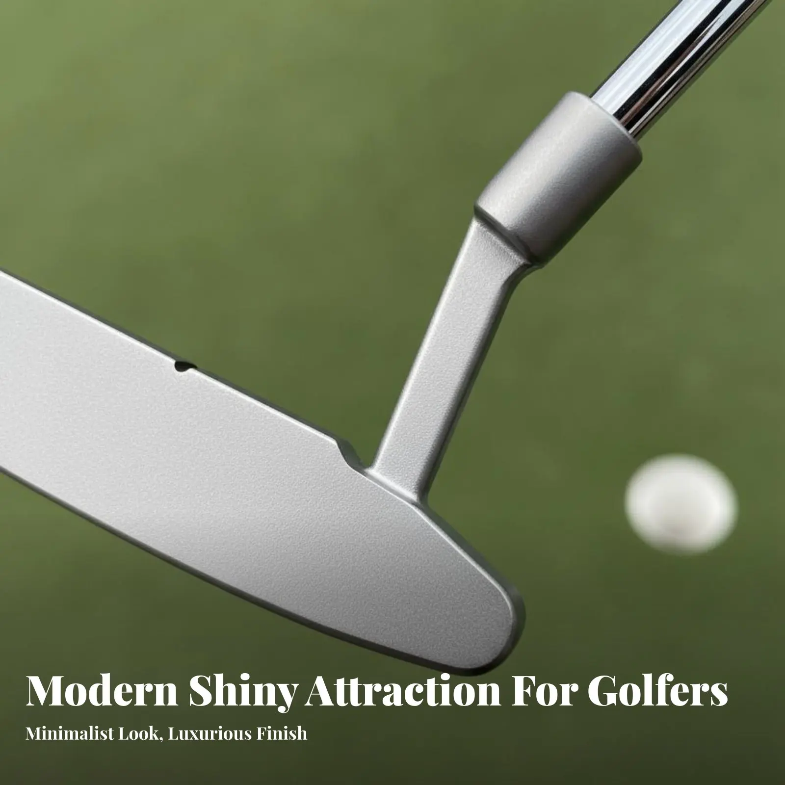 

Putting Putting Tool Head Practice Aid Blade Putting Tool Head Putting Instructor Ambidextrous Design Long-Lasting Zinc Alloy