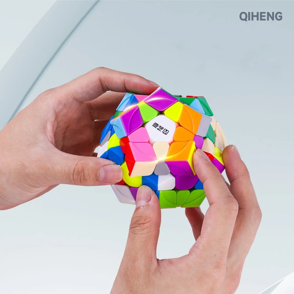 QIYI Qiheng S2 Megaminx Stickerless Magic Cube Puzzle Speed Magic Cubes Education Learnning Cubo Magico Toys For Children Kids