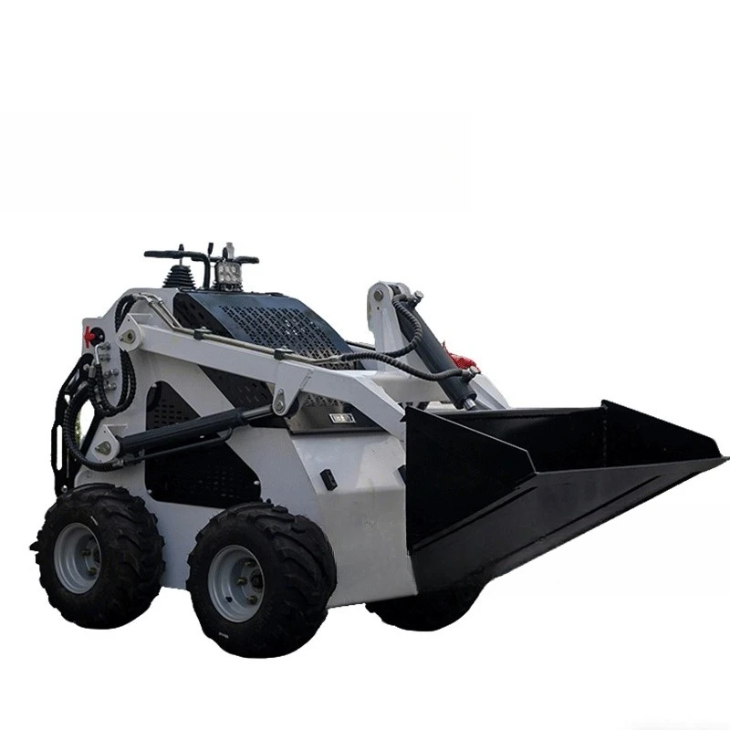 Skid steer loader Agricultural in-situ steering flexible, multifunctional loader