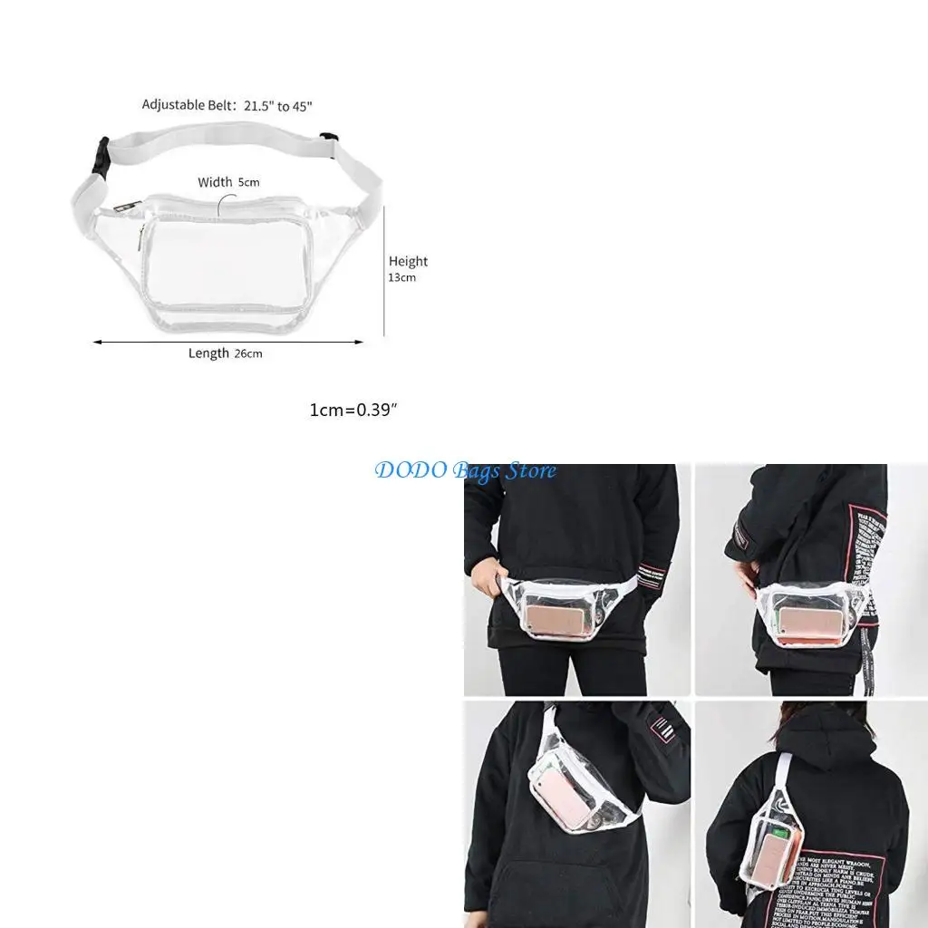 

Женская прозрачная поясная поясная сумка, дорожная поясная сумка, небольшой кошелек на груди, фо