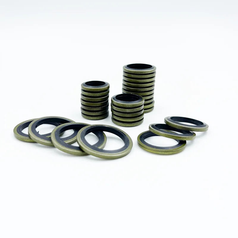 Bonded Seal Sealing Ring Oil Drain Screw Combined Seal Washer Set Plumbing Gasket Oil Resistant High Temperature 5/6/8/10/12-24