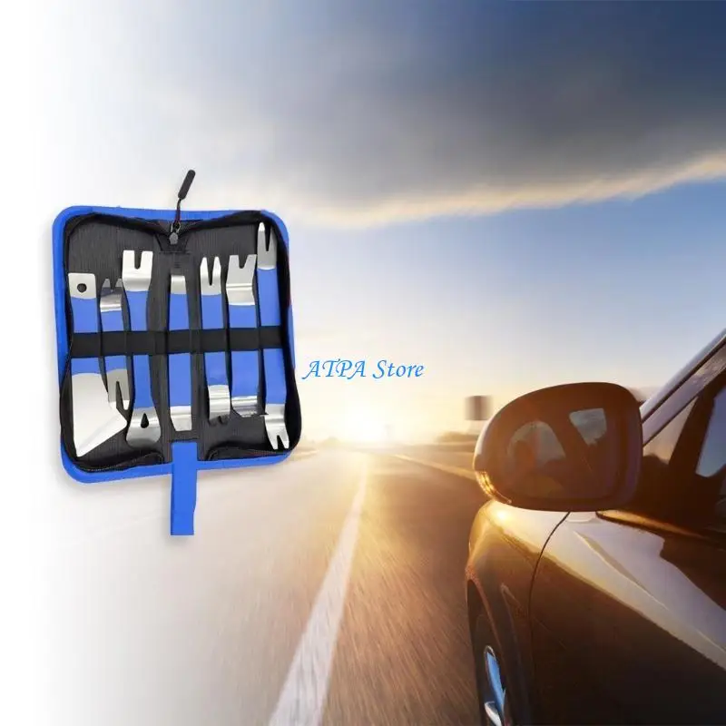 

U13C Steel Auto Detachment Wedges Ergonomic Car Accessory Removal for Door Trim Radio