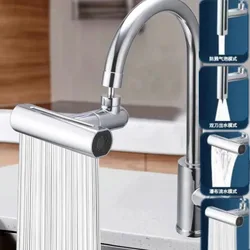 4 Modes Kitchen Faucet Sprayer Head Black Diffuser Water Saving Nozzle Mixers Basin Faucet Extender Aerator Tap Accessories