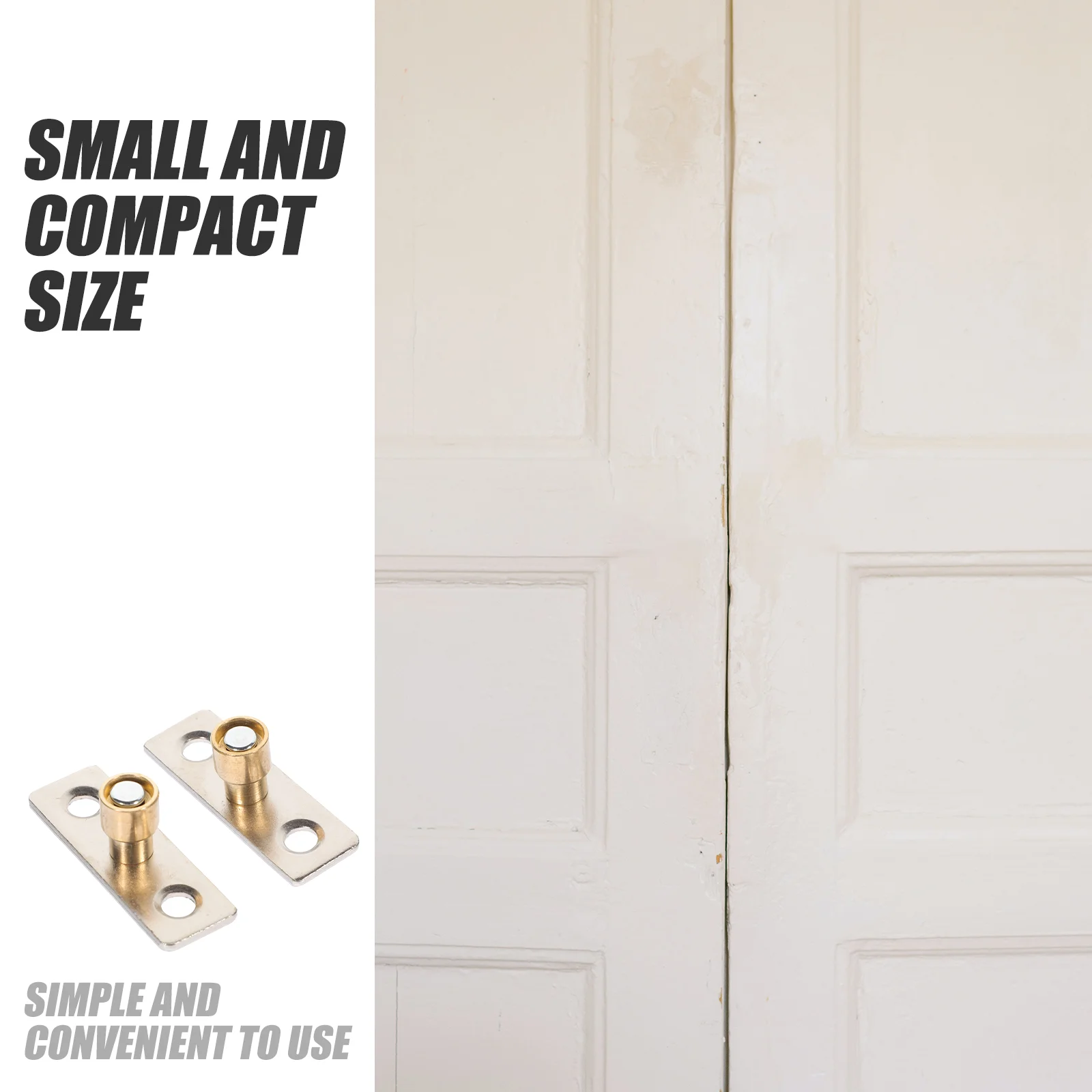 2 Pcs Sliding Doors Barn Rails Roller Guide Limiter Floor Guides Bottom Stainless Steel