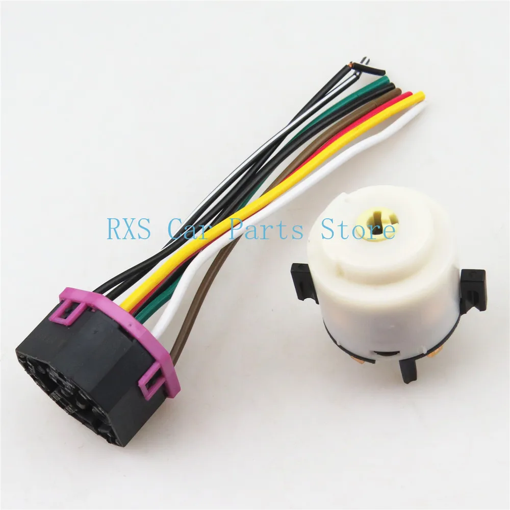 Electronic Ignition Start Switch + Cable Plug For VW Golf MK4 Passat B5 Audi A3 A4 TT Skoda Superb Seat Leon 4B0905849 4A0971975