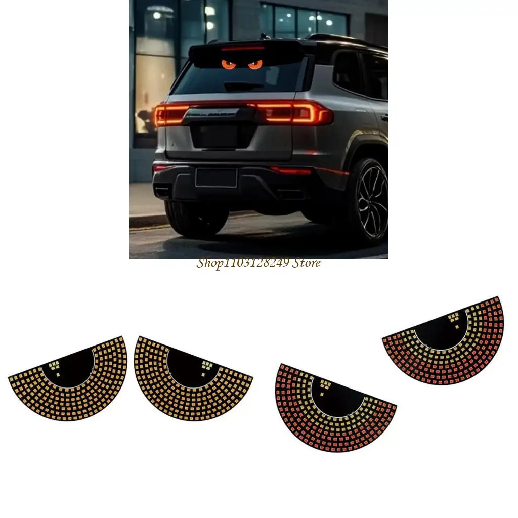 

N5KD Multifunction Car LED Lamp Programmable Devil Eye Light Intelligent Auto LED Decor Lamp Simple Installs for Vehicles