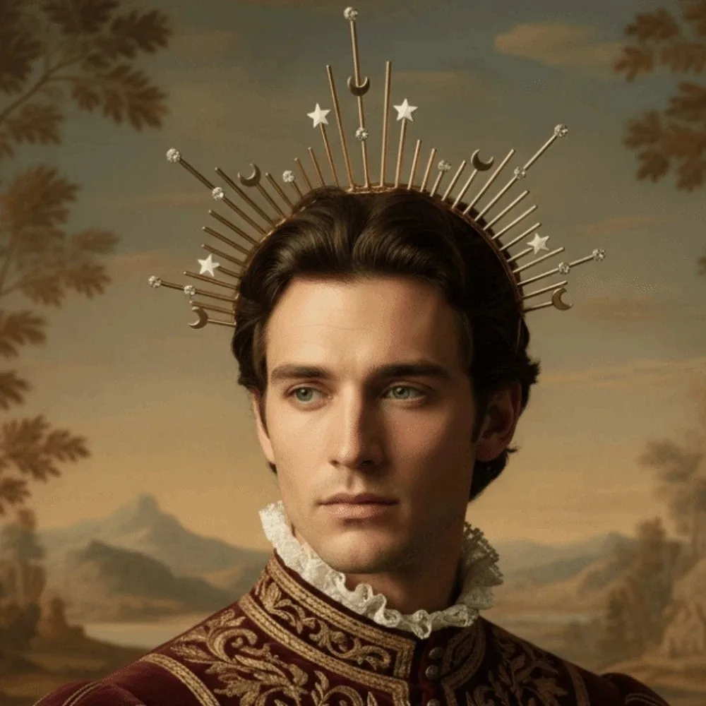 

Gorgeous Gothic Glory Sun Crown Headpiece Lolita Spiked Hair Hoop Moon Baroque Style Renaissance Cosplay Headband Celebration