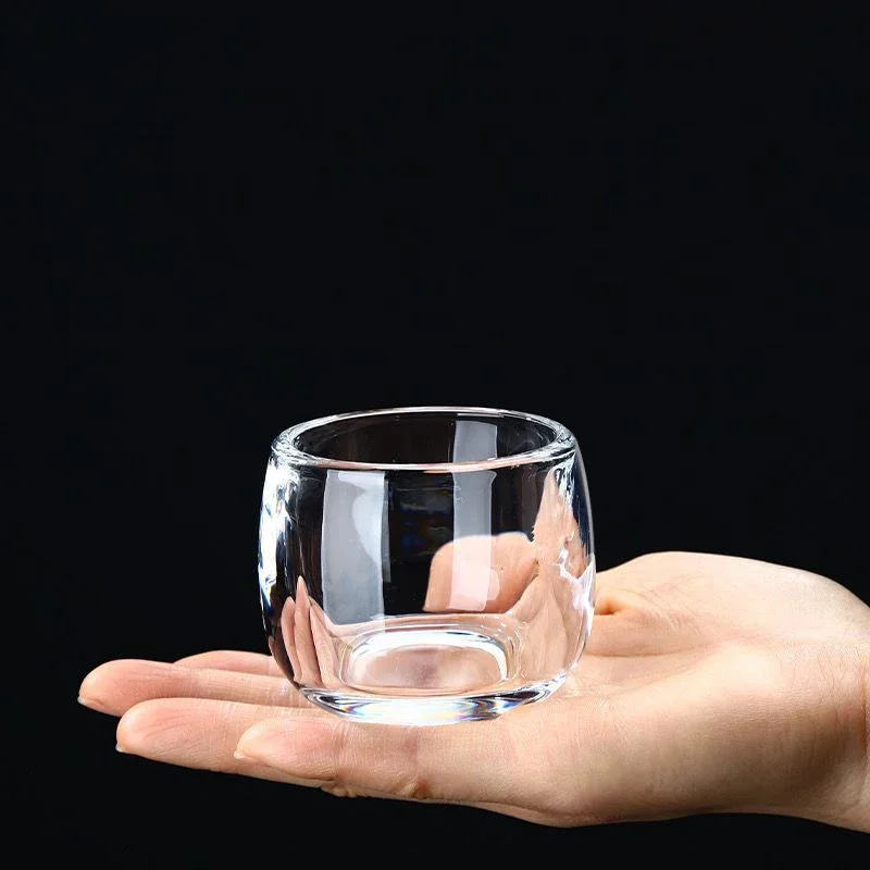 80ML lead-free shot glass barware Whiskey Tumblers Glassware for Bourbon home tea cups Clear Cocktail Glass Cup Water Glasses