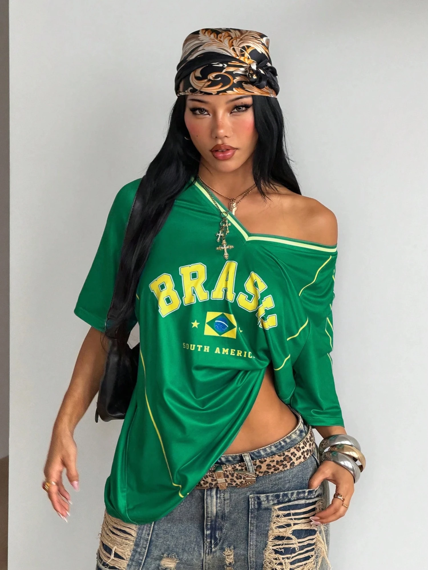 Women's Summer T-Shirt Brasil - огляд і ціна Street Fashion Brazil