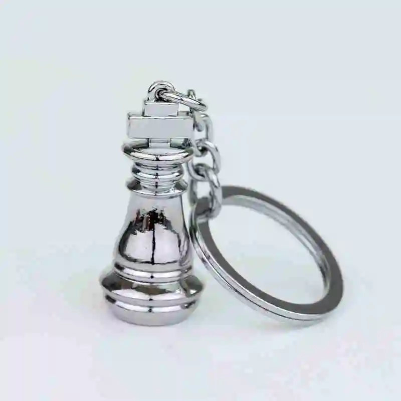 No Chess No Life Game Keychain Creative Jewelry Bag Pendant Key Chain Key Holder Car Accessories