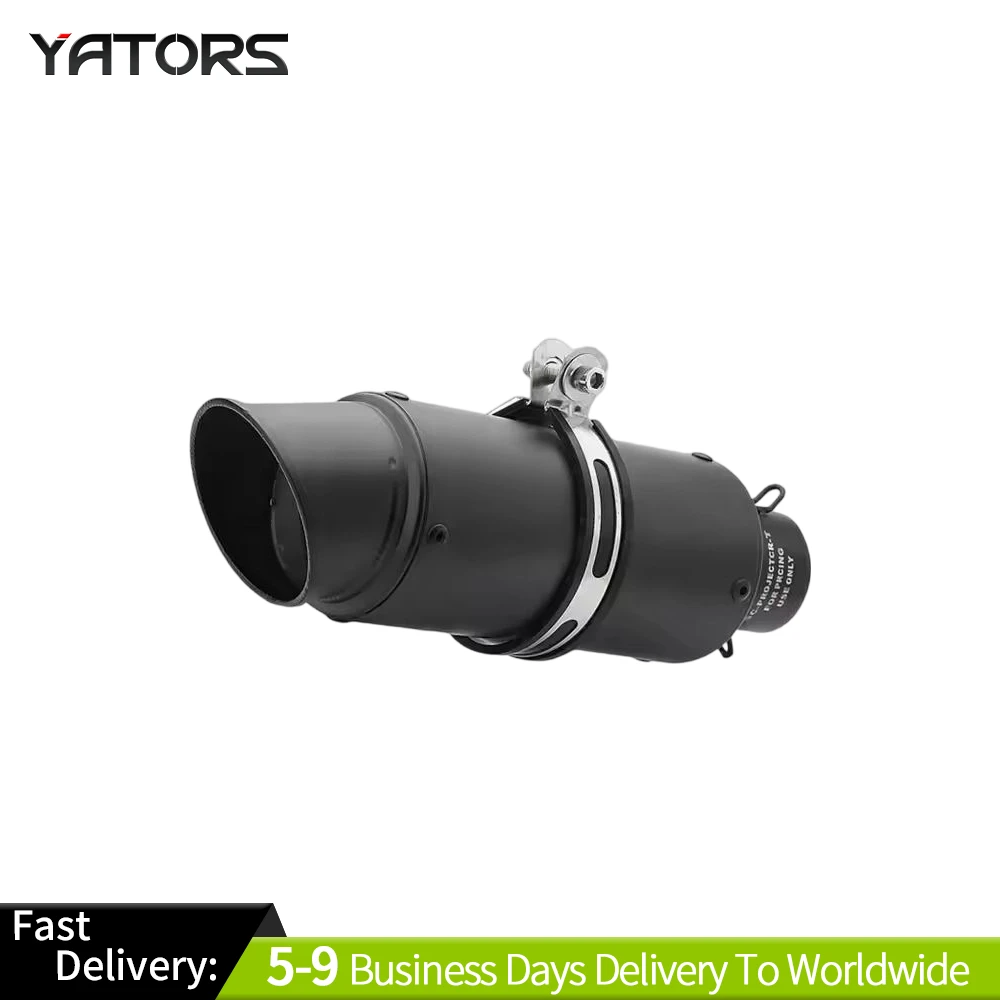 

Universal Sport Bike Exhaust (51mm Steel) with DB Killer - Compatible with Z800-Z1000, CBR500/600, MT07/09, R1/R3