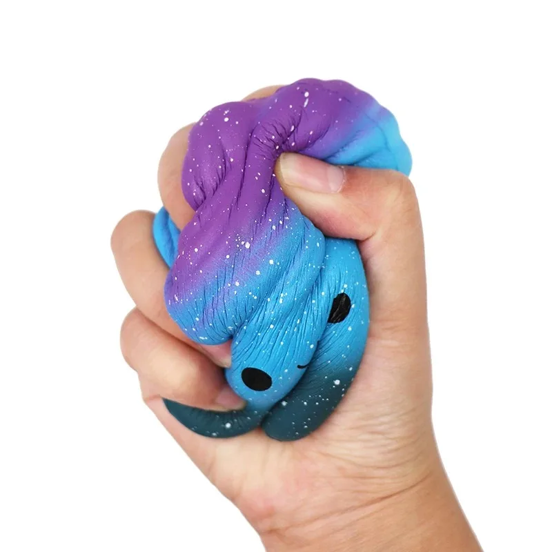 1 قطعة ألعاب اسفنجي بطيئة الارتفاع غالاكسي النجوم حزم المعطرة اسفنجي ضغط لعبة الإجهاد المخلص هدية #3