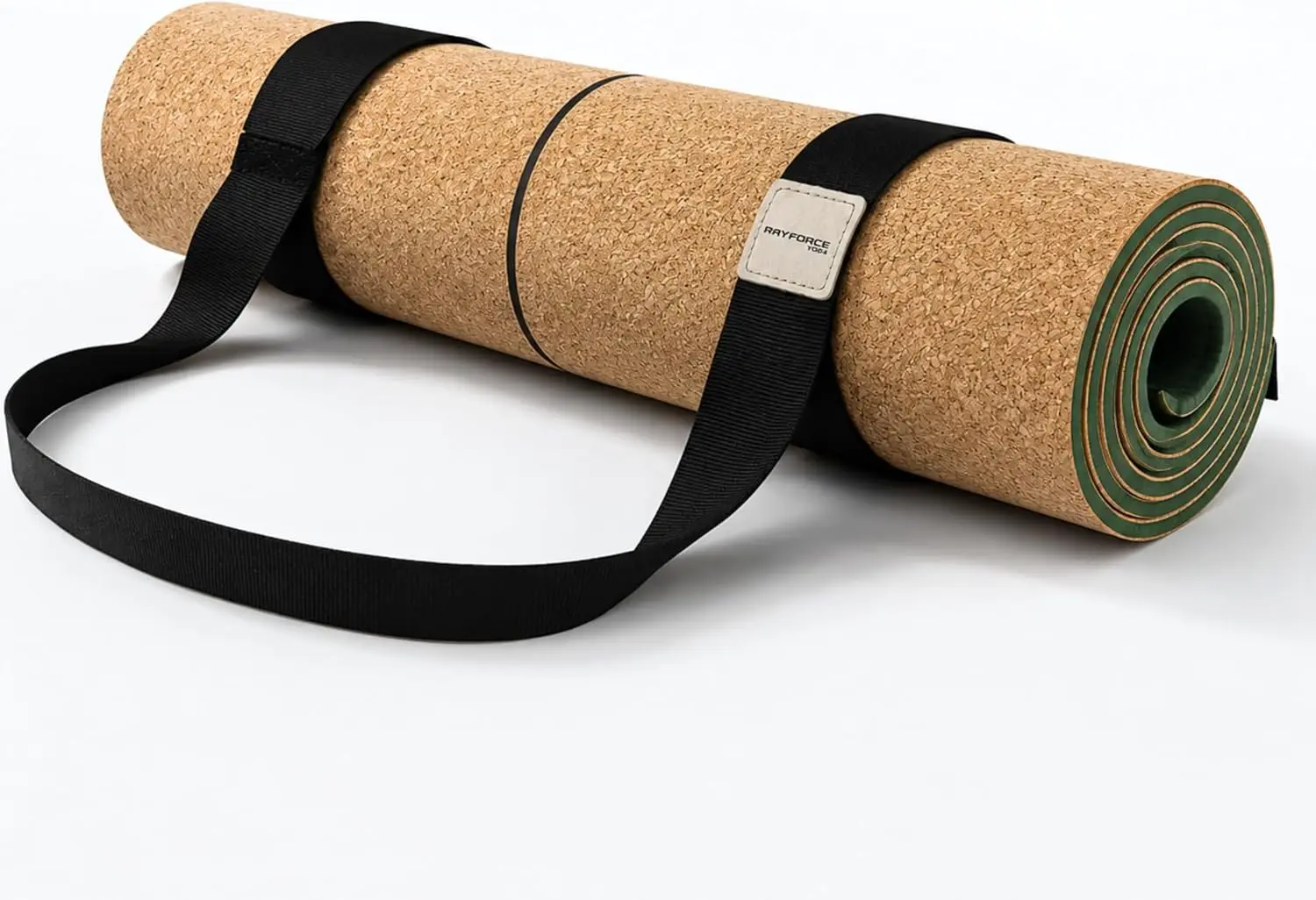 

Non Slip Cork Yoga Mat, 6mm Thick with Alignment Lines for Hot Yoga & Pilates