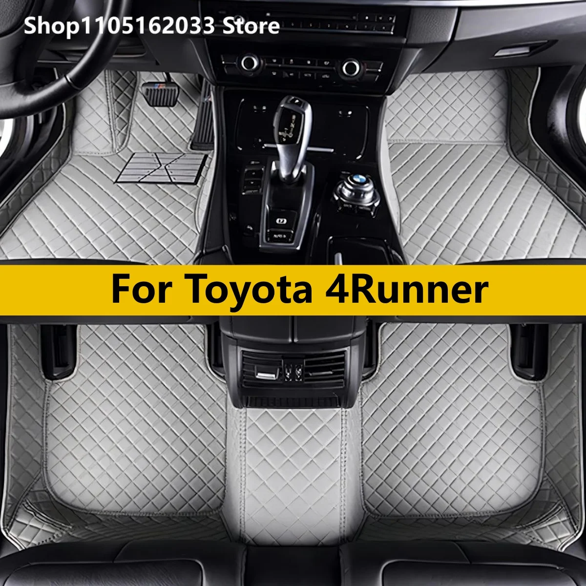 

Custom Car Floor Mats For Toyota 4Runner 2011 2012 2013 2014 2015 2016 2017 2018 Auto Carpets Foot Coche Accessorie