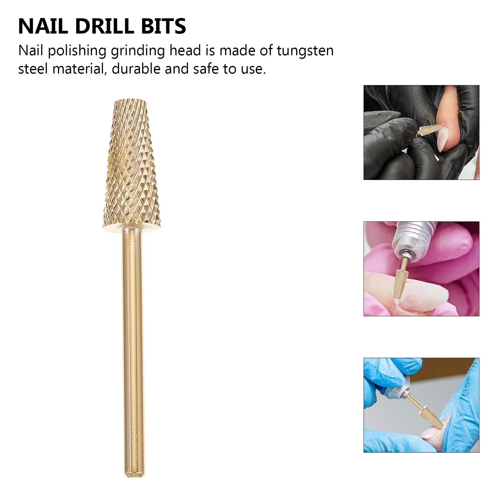 رأس طحن تلميع الأظافر، أظافر ممتازة متينة لإعادة تشكيلها، إزالة الجلد الميت، مستلزمات مانيكير لفن الأظافر #5