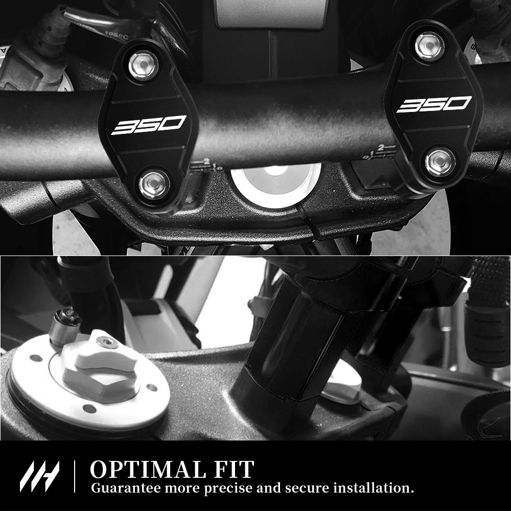 52mm Motorcycle Handlebar Risers For 350 EXC-F 2011-2025 CNC 28mm Handlebar Riser Clamps Accessories