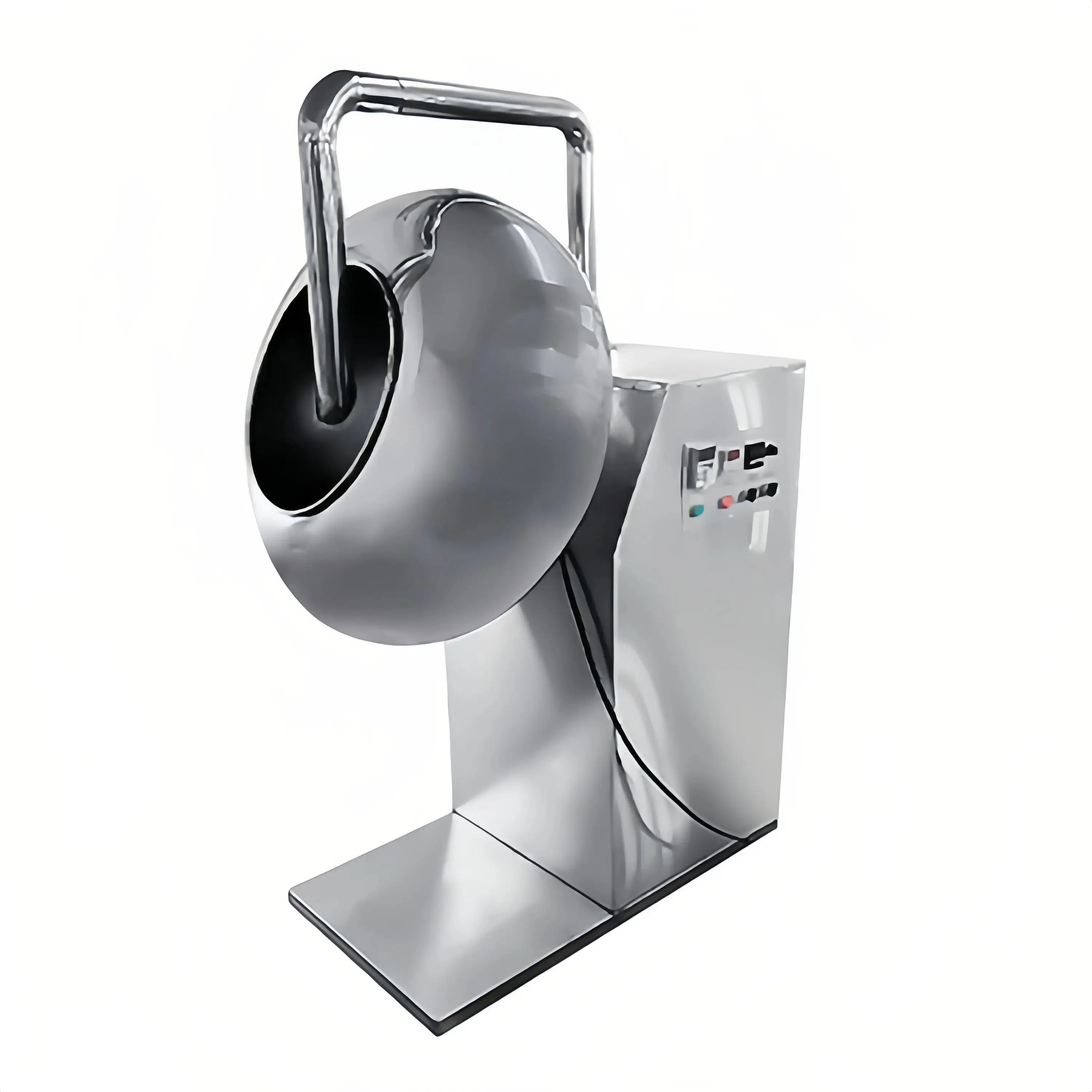 Automatic Chocolate Coating Machine Nut Candy Particle Coating Pan Seed Snack Mixing Polishing Equipment for Food Processing