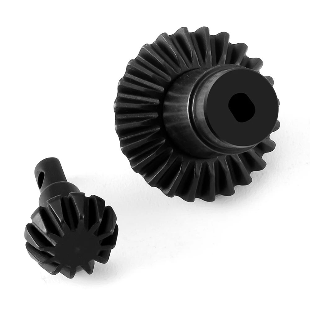 YEAHRUN 40CR Stalen As Gear 24 T + 12 T voor FMS FCX18 1/18 FCX24 1/24 RC Auto Upgrade onderdelen