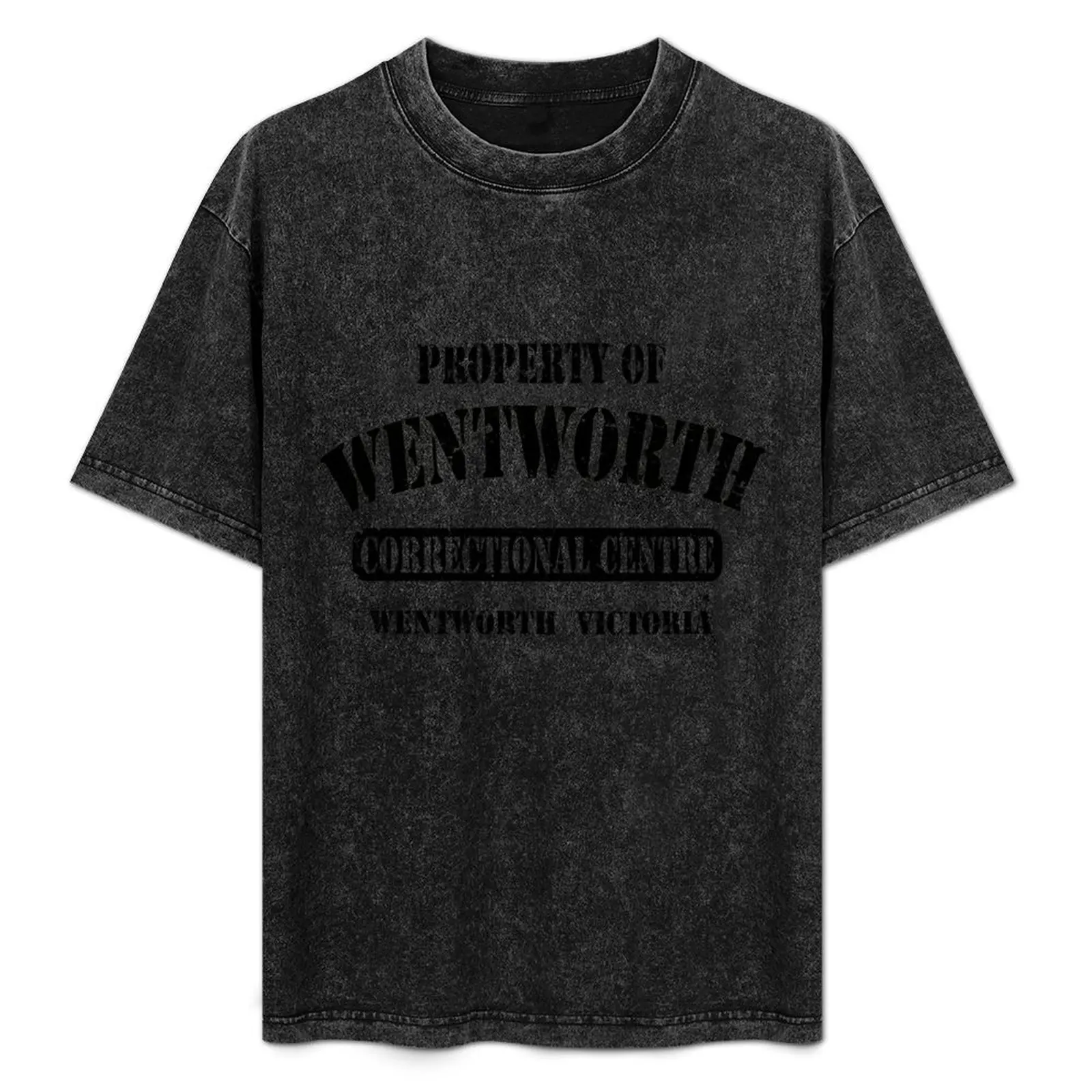 

Property of Wentworth Prison T-Shirt Fashion Graphic Tee for Men