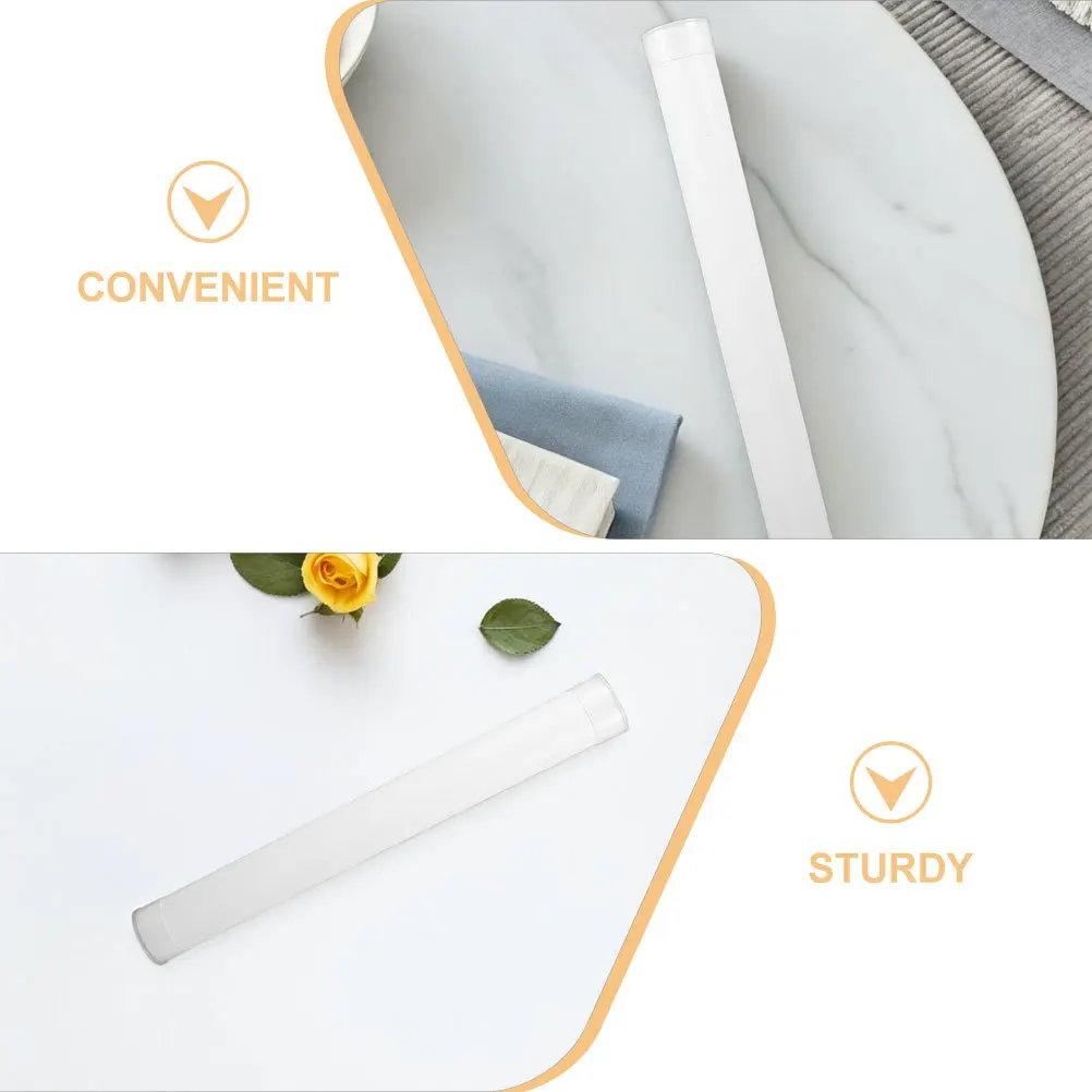 4 шт., пластиковые почтовые пробирки высокой плотности, герметичные контейнеры для хранения документов, плакатов, отпечатков, образцов, транспортировки