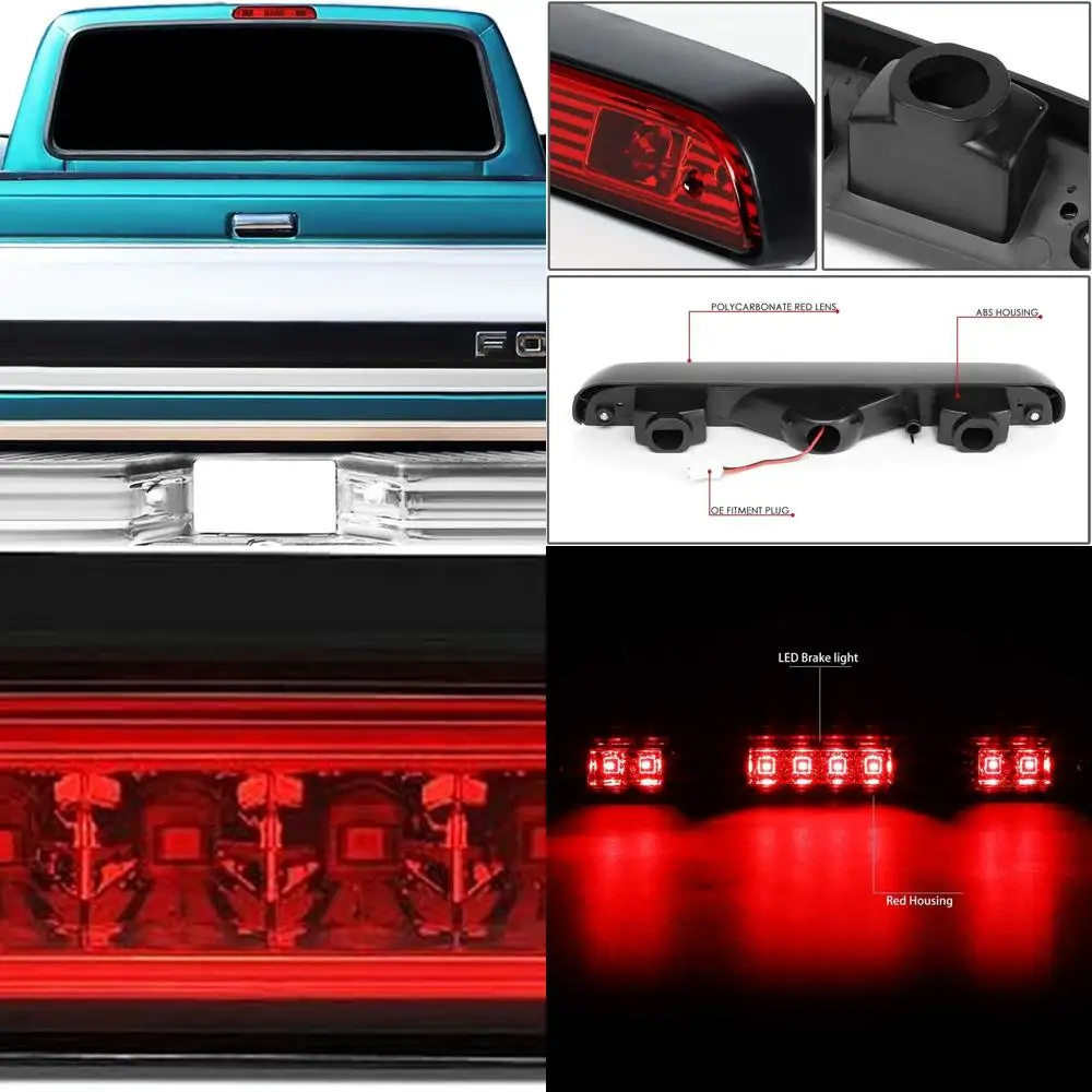 

Red LED High Mount 3rd Brake Light for 92-96 Ford F150 and 92-97 F250/F350