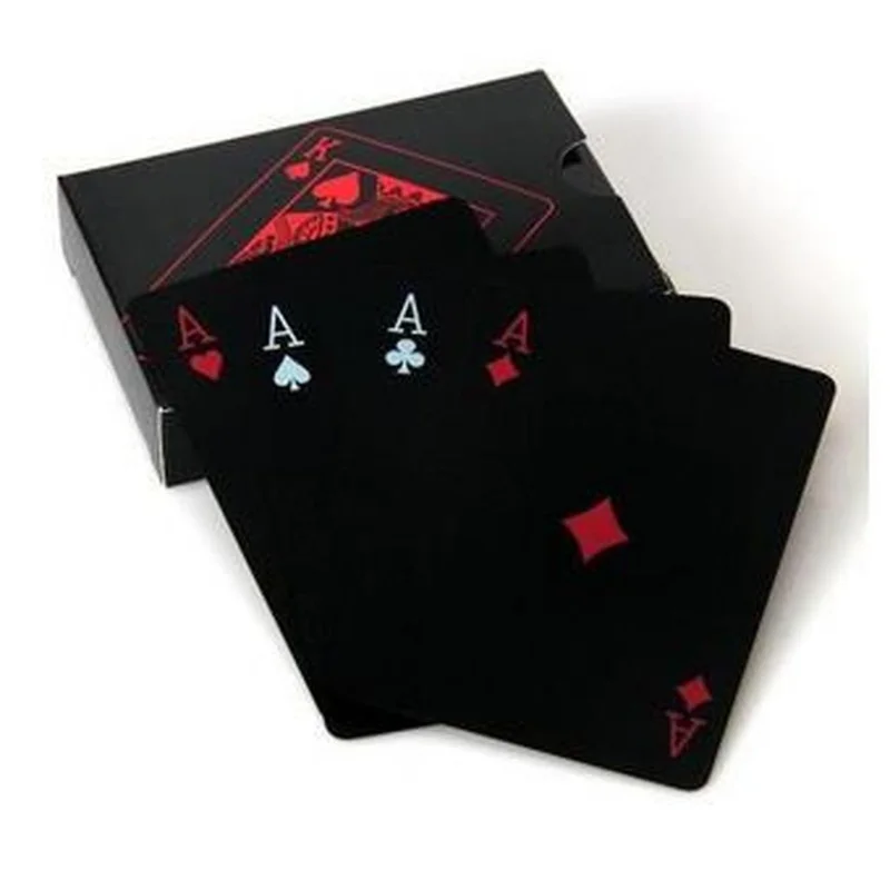 Cartas de juego marcadas en secreto, naipes mágicos transparentes para exteriores, interiores, Camping, recreación, bolsillo, tarjeta mágica