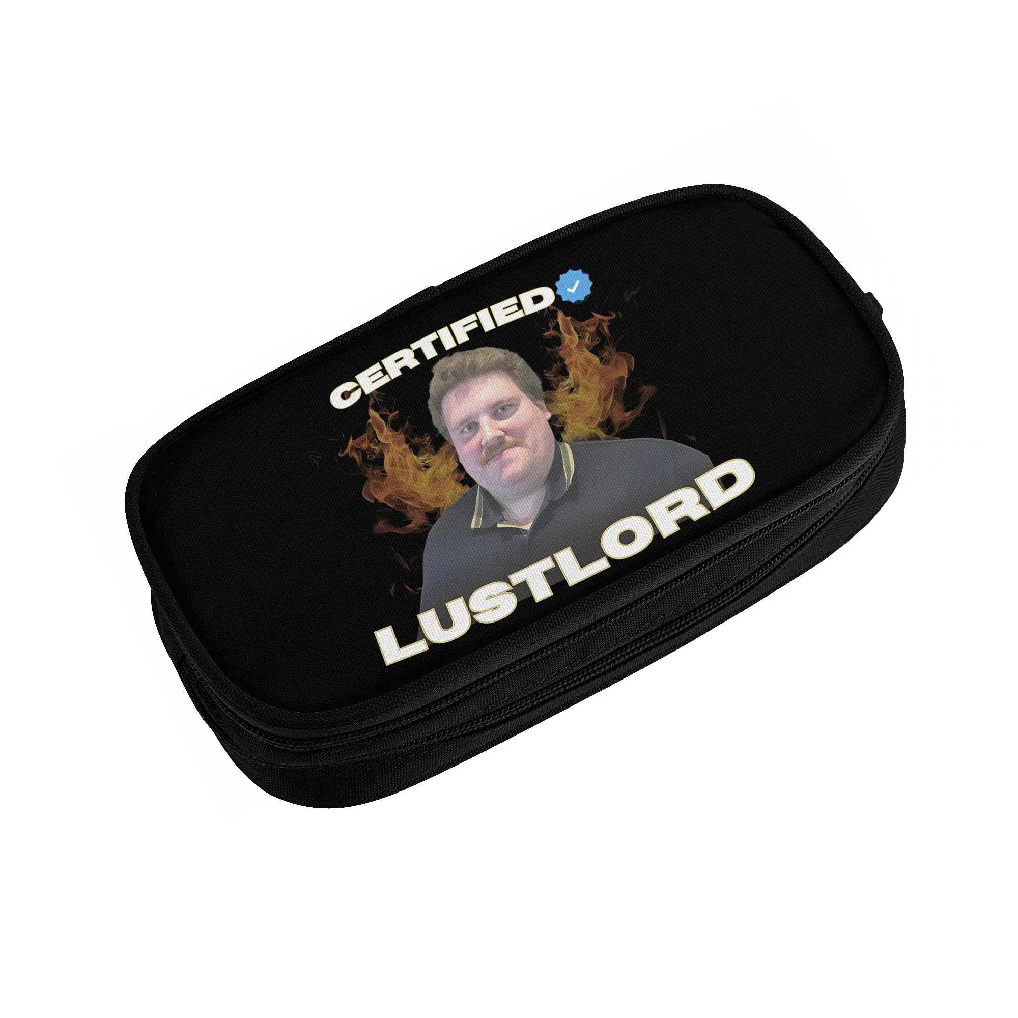 Drachenlord Certified Lustlord Meme Pencil Case Funny Pencil Pouch Pen Holder Large Storage Pencil Bags Office Gift Stationery