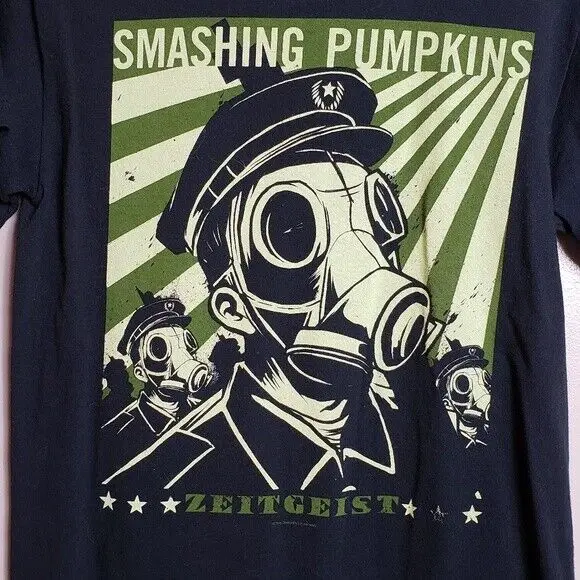 The Smashing Pumpkins Zeitgeist Rock Band Cotton Black Unisex T-shirt