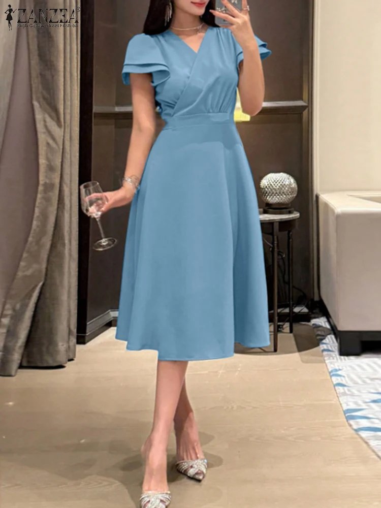 formal summer dresses 2025 Self-Portrait Women's Ribbed Midi Dress - Brown main image 1
