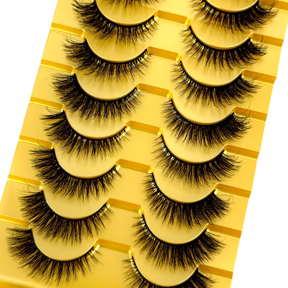 38 Stile 10 Paar Natürliche Lange 3D Nerz Falsche Wimpern Make-up-Set Nerz-Wimpernverlängerung Kurze Wimpern – Detail 28