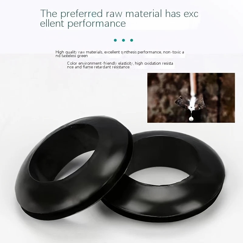 40/60/20 PCS Rubber O-Ring Sealing Gasket Combination Set For Furniture Cabinet Door Protection Wire Cable Rubber Ring Tool Set image 5