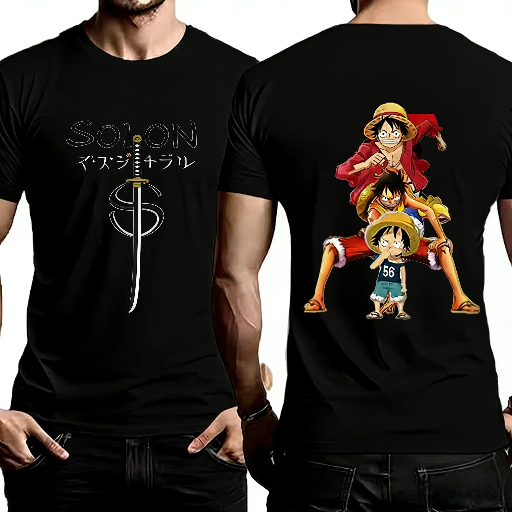 Summer 2026One Piece Munch D. Luffy "Growth Trajectory" Sports Themed 3D Printed Breathable Quick Dry T-shirt for Boys and Girls