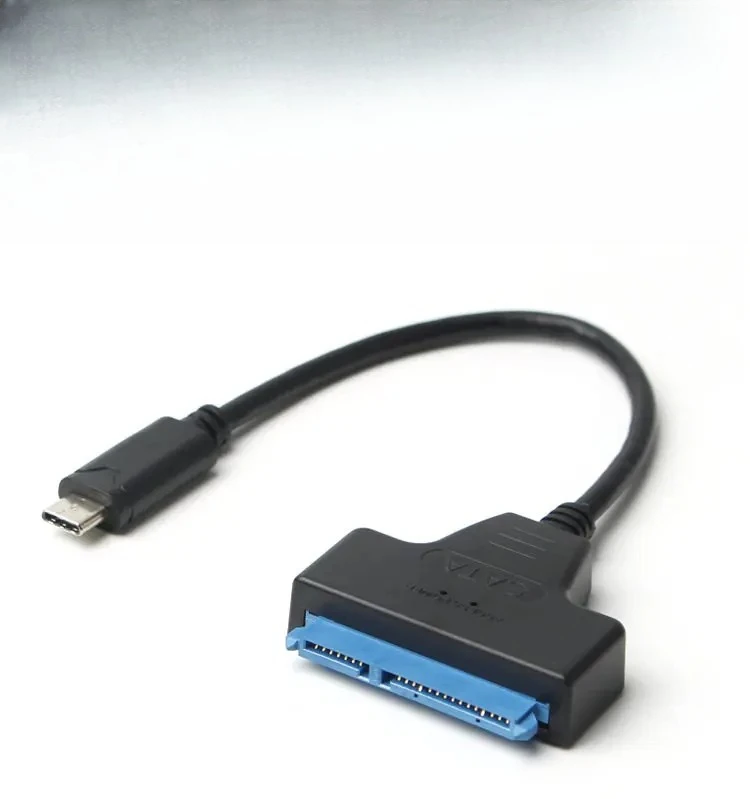 USB 3.1 GEN1 to 22pin 2.5 SATA 6Gbps easy to drive cable adapter, stable and easy to use, does not support 3.5 SATA 0.16m