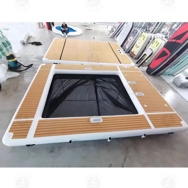 Floating Yacht Inflatable Sea Swimming Pool Double Wall Fabric Platform Ocean Pool