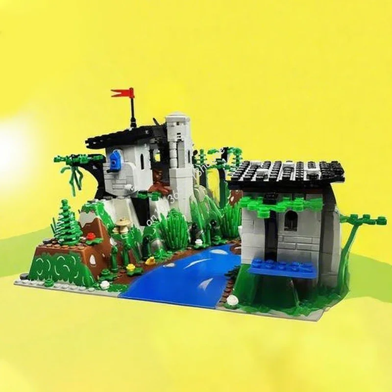 

Набор строительных блоков MOC «Замок-убежище лесных жителей» (538 деталей) – Рождественский подарок для взрослых, снимающий стресс, для коллекционеров