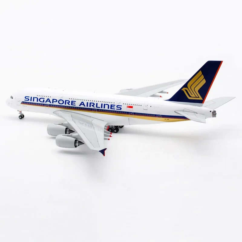 1/200 Scale JC Wings EW2388008 Singapore Airlines A380 9V-SKB Passenger-carrying Passenger Aircraft Model Collection Toys Gifts